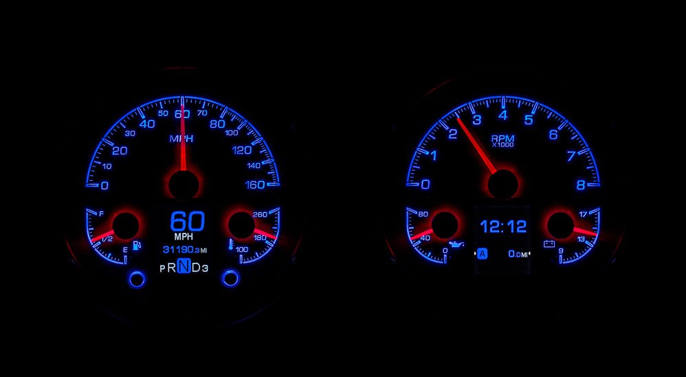 Dakota Digital Gauges, 1967-1968 Camaro HDX Without Console Gauges