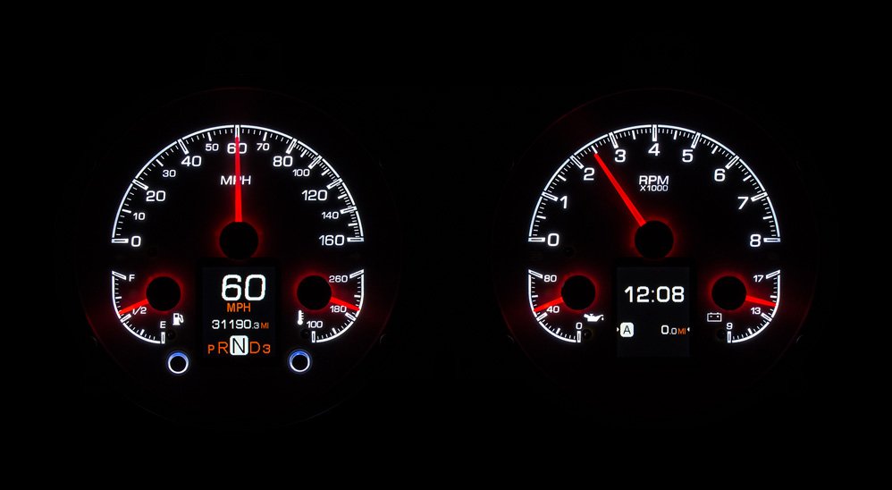 Dakota Digital Gauges, 1967-1968 Camaro HDX Without Console Gauges