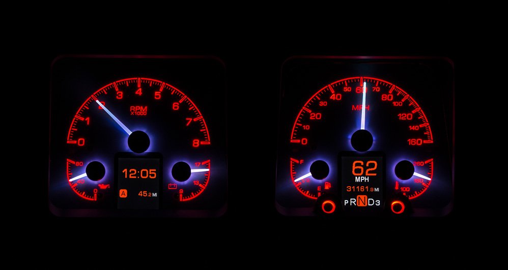Dakota Digital Gauges, 1969 Camaro Without Console Gauges HDX