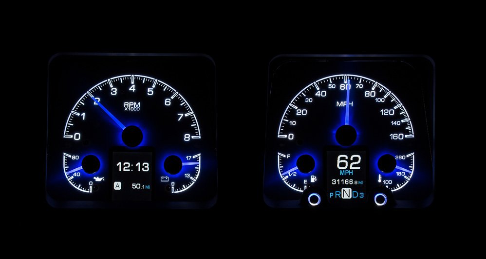 Dakota Digital Gauges, 1969 Camaro Without Console Gauges HDX