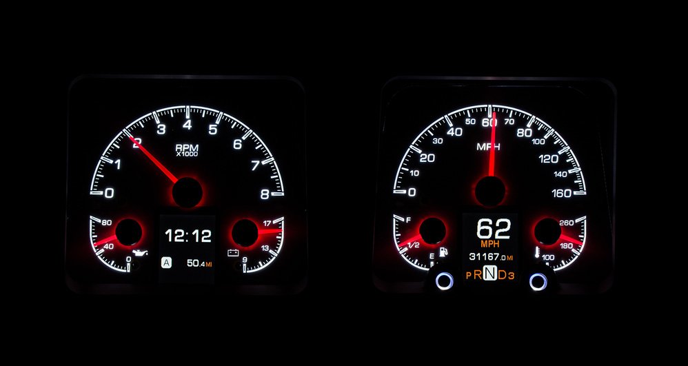 Dakota Digital Gauges, 1969 Camaro Without Console Gauges HDX