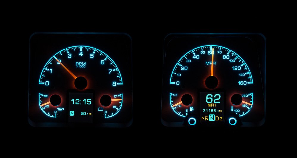 Dakota Digital Gauges, 1969 Camaro Without Console Gauges HDX