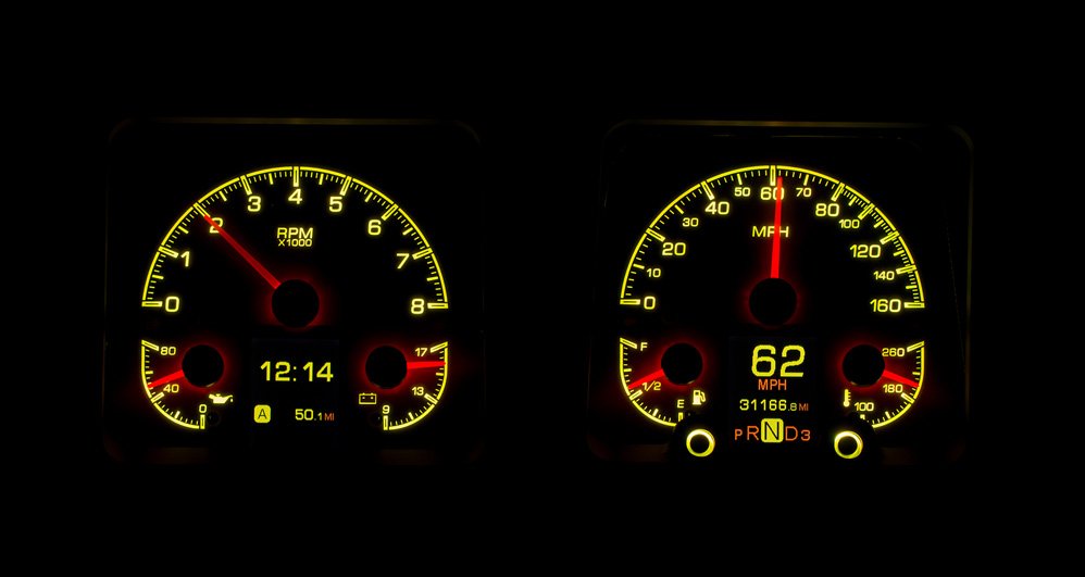 Dakota Digital Gauges, 1969 Camaro Without Console Gauges HDX