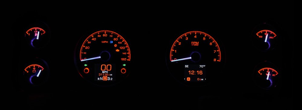 Dakota Digital Gauges, 1970-1981 Camaro Dakota Digital HDX