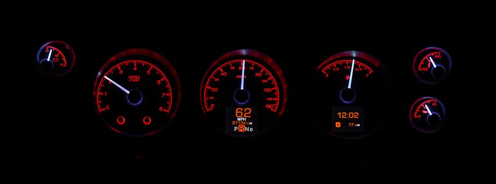Dakota Digital Gauges, 1970-1972 Chevelle El Camino SS Dash Dakota Digital HDX