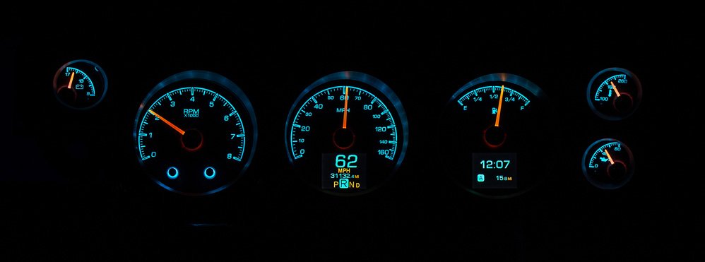 Dakota Digital Gauges, 1970-1972 Chevelle El Camino SS Dash Dakota Digital HDX