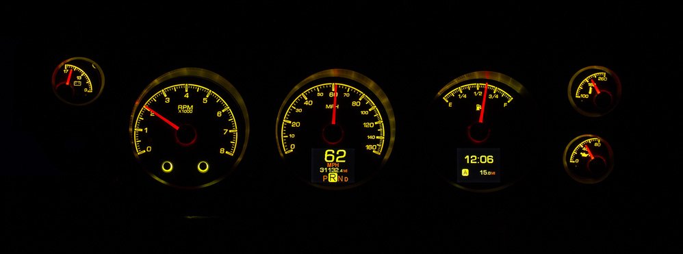 Dakota Digital Gauges, 1970-1972 Chevelle El Camino SS Dash Dakota Digital HDX