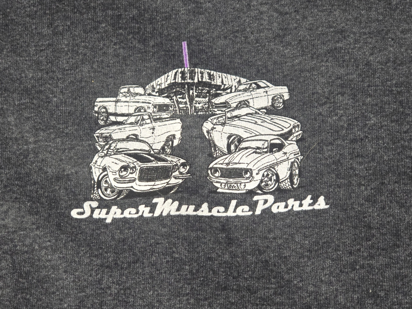 T-Shirt Super Muscle Parts - Grey