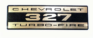 DECAL, 327 TURBO FIRE VALVE COVER