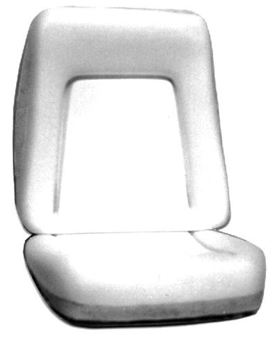 SEAT FOAM, 67-68 CAMARO STANDARD BUCKET PER SEAT