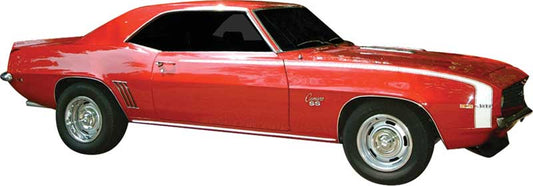 Decal, 1969 Camaro Ss-White Hockey