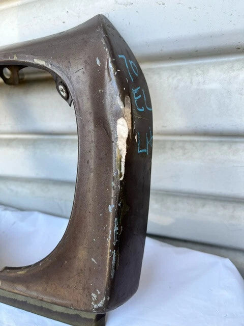 Used Original GM 1970 Chevrolet EL Camino Driver Side Headlight Fender Ext