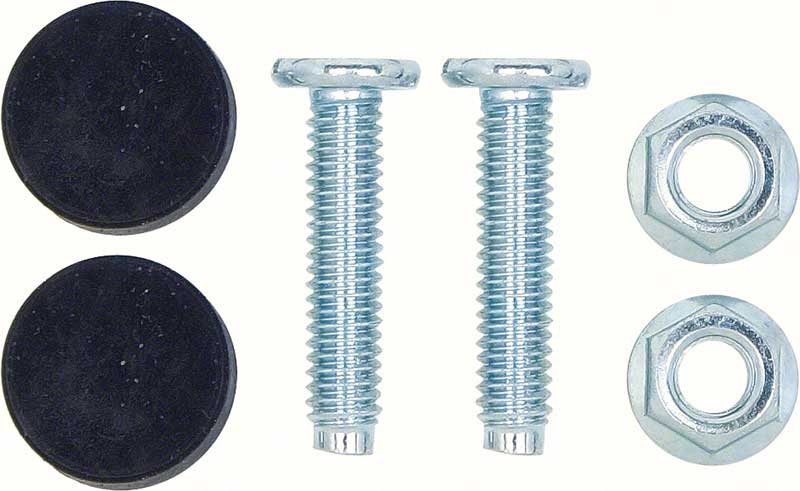 Bolts, 1967-1969 Camaro, Firebird Hood Adjustment With Rubber Bumpers