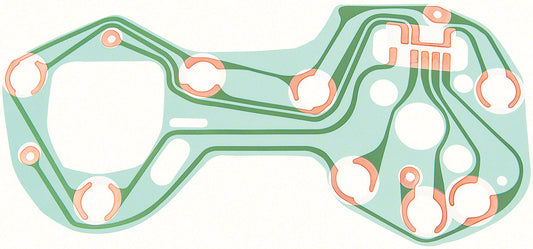 Printed Circuit, 1968 Camaro With Tach
