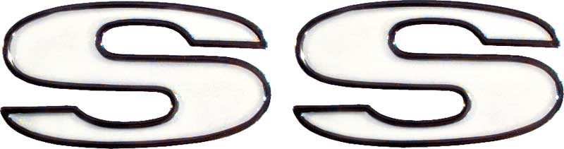 Emblem, 1967 Camaro SS Fender - Per Side