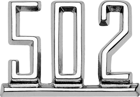 Emblem, 1967 Camaro, 1965-67 Chevelle El Camino, 65-67 Nova 502 Fender - Each
