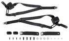 Seat Belts, 1970-1973 Camaro 3 Point Pair Black With Small Starburst Buckle