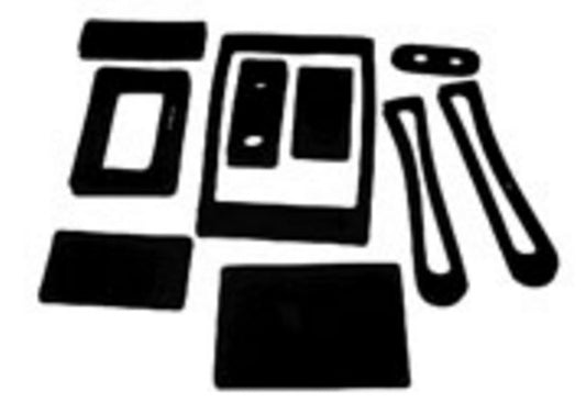 Seal, 1968-1974 Nova Small Block Heater Box Kit - No AC