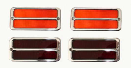 Lens, 1968-1972 Billet Side Marker Set 4 Piece