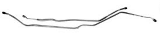 Brake Line, 1969 Camaro Rear Axle - Stainless Steel 2 Line
