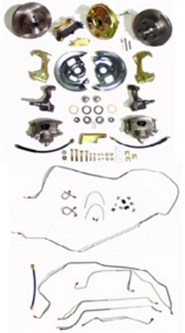 Disc Brake Conversion Kit With Lines