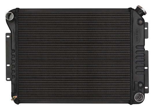 Radiator, 1967-1969 Camaro Small Block - Aluminum Black Night Rider Series
