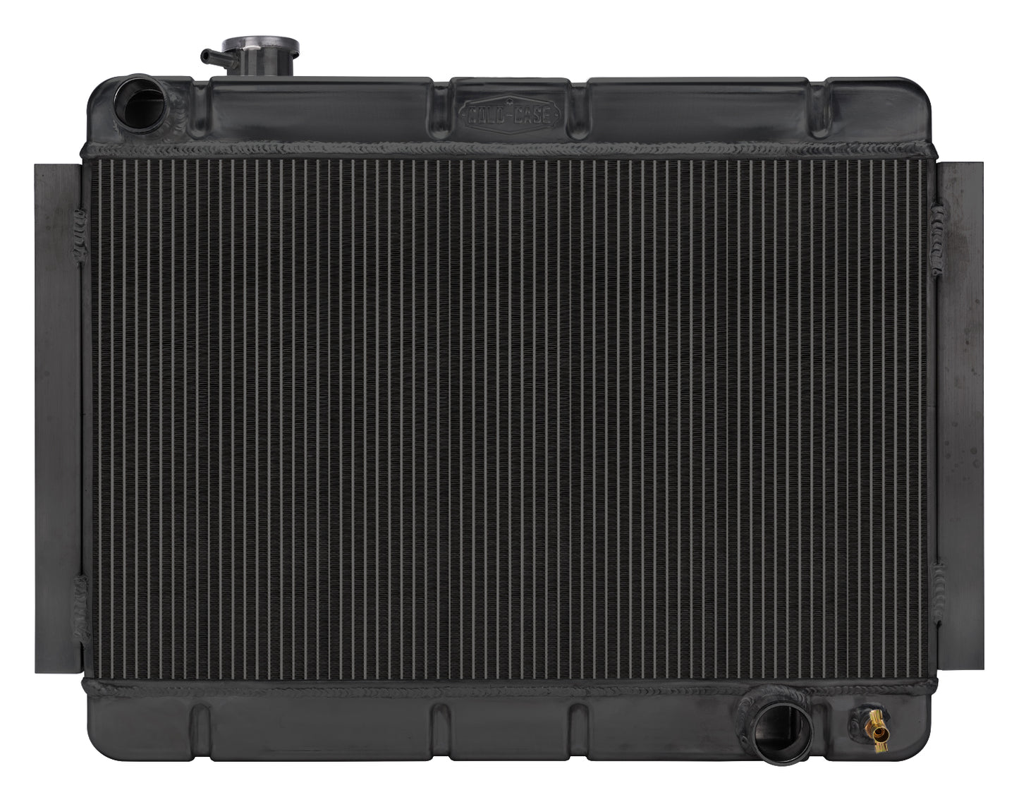 Radiator, 1966-1967 Chevelle El Camino Manual - Aluminum Black Night Rider Series