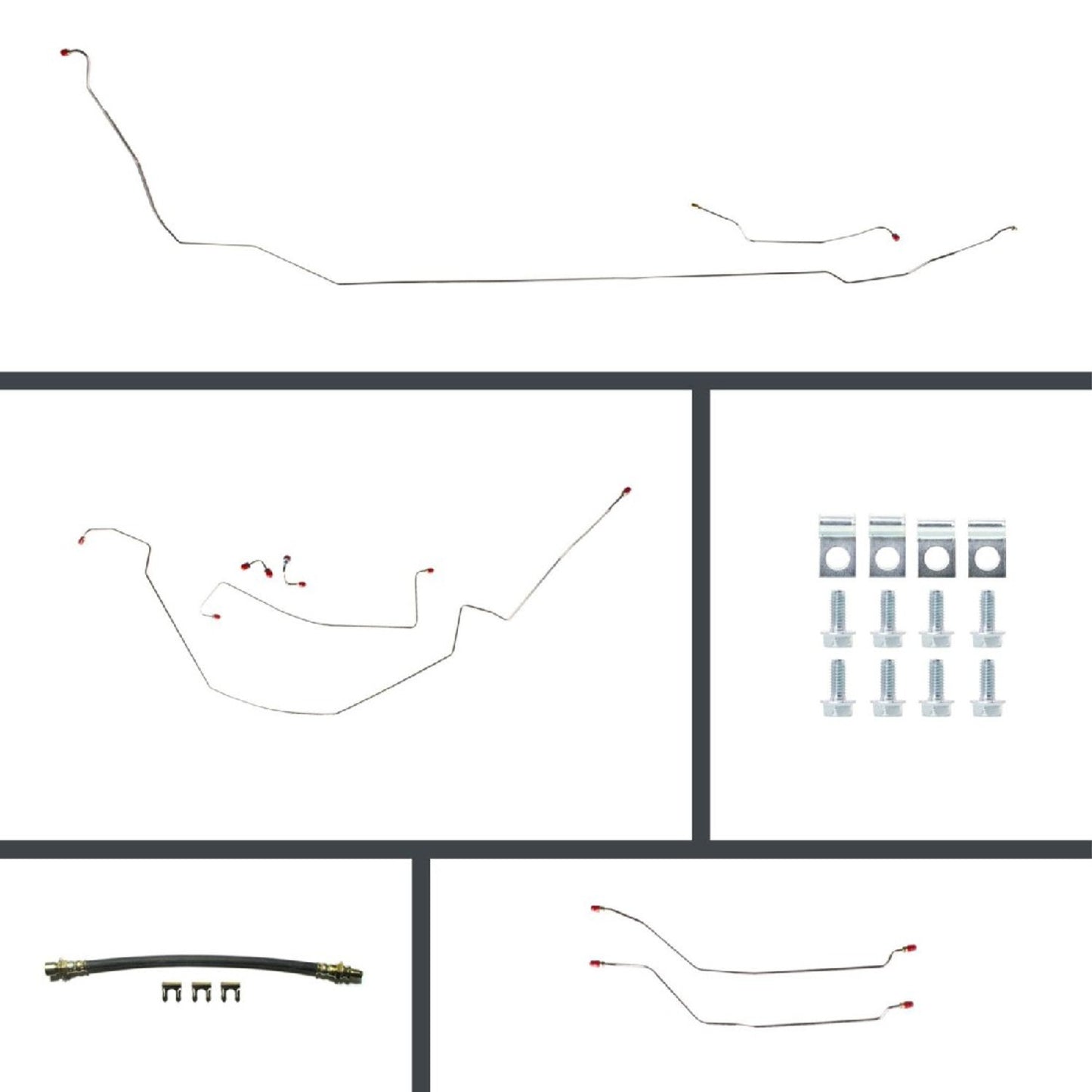 Disc Brake Conversion Line Kit 1964-67 Chevelle Convertible/ El Camino - Disc/Disc