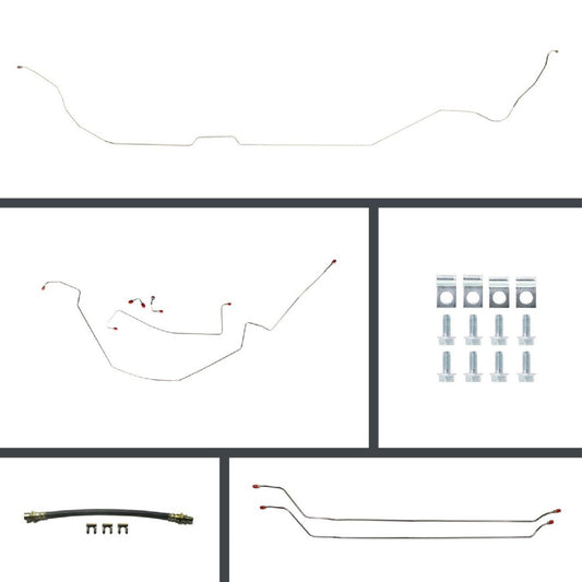 Disc Brake Conversion Line Kit 1964-67 Chevelle Hardtop - Disc/Drum
