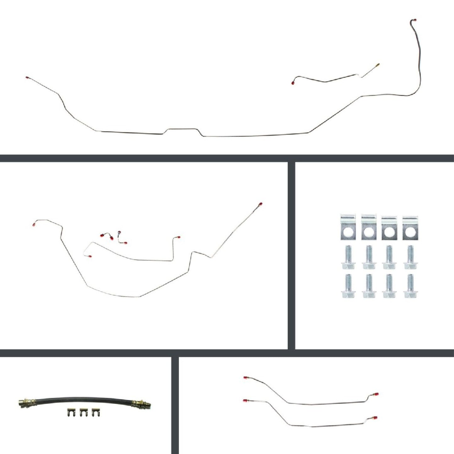 Disc Brake Conversion Line Kit 1964-67 Chevelle Hardtop - Disc/Disc