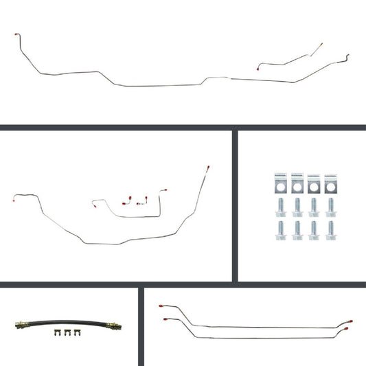 Disc Brake Conversion Line Kit, 1968 Chevelle Hardtop - Disc/Drum