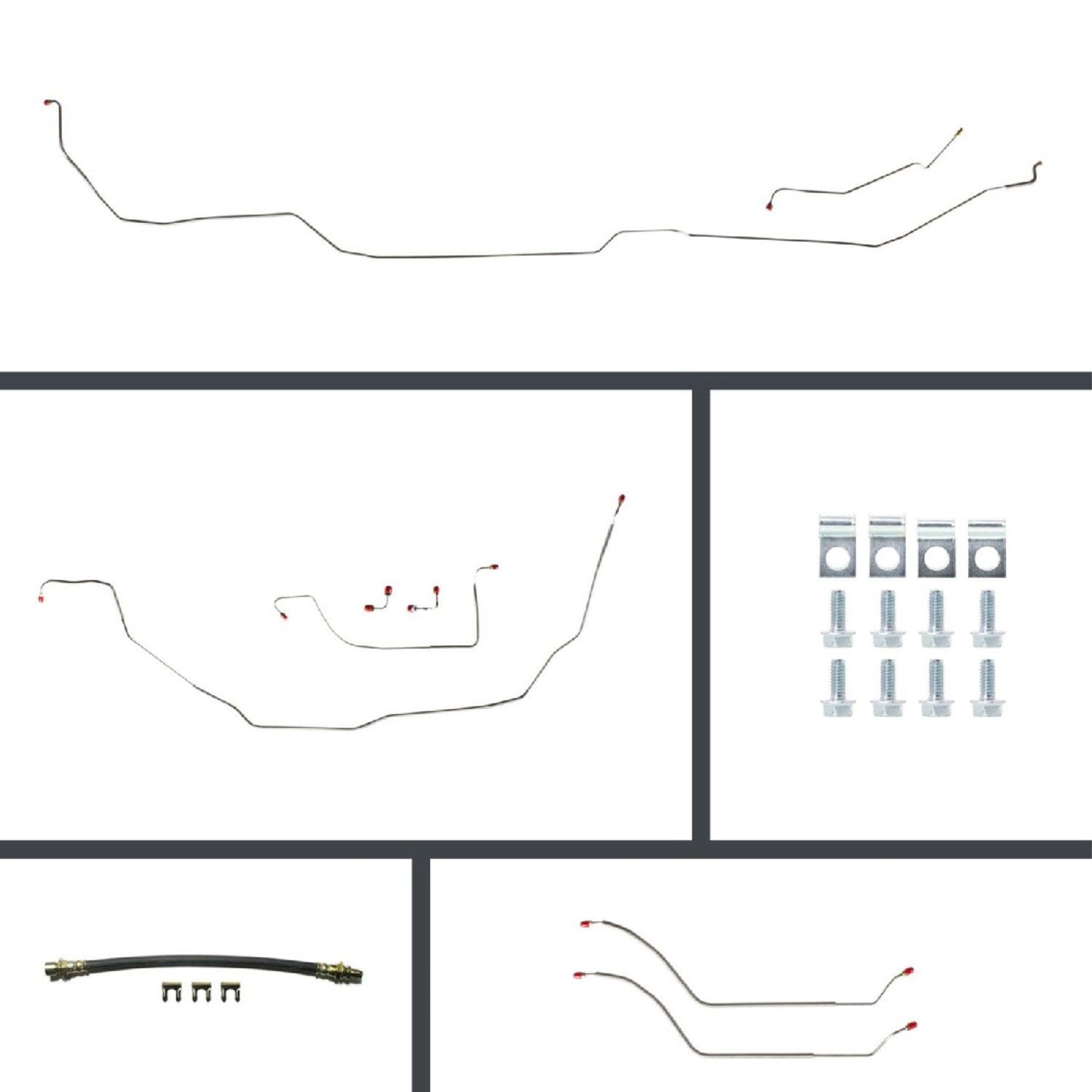 Disc Brake Conversion Line Kit, 1968 Chevelle Hardtop - Disc/Disc