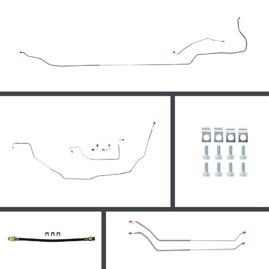 Disc Brake Conversion Line Kit, 1969-72 Chevelle Convertible El Camino - Disc/Drum