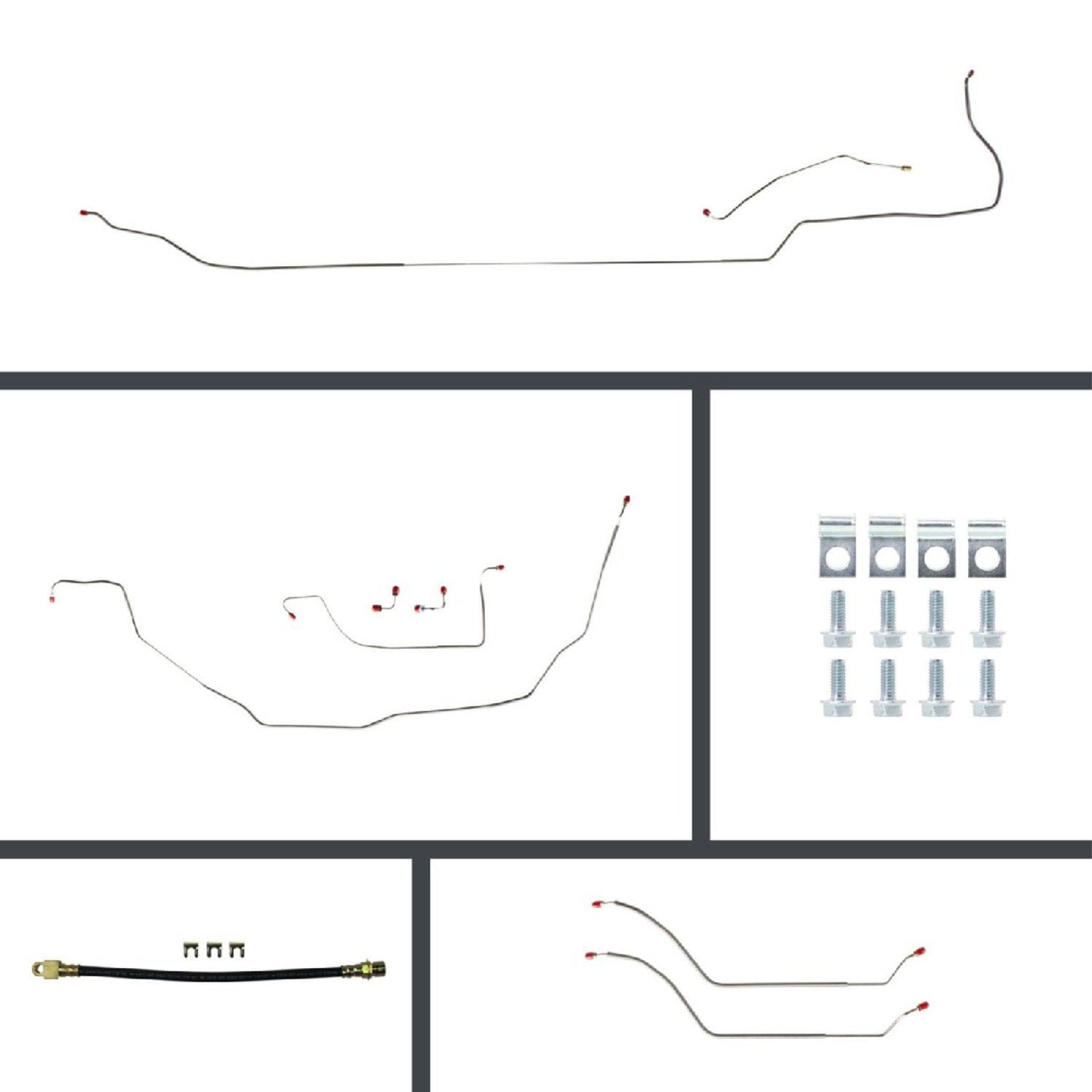 Disc Brake Conversion Line Kit, 1969-72 Chevelle Convertible El Camino - Disc/Disc