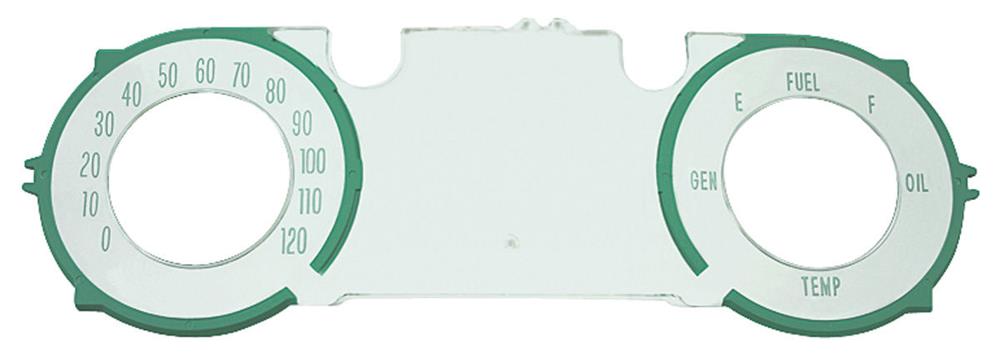 Lens, 1964-1965 Chevelle El Camino Dash - Without Gauges