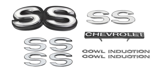 Emblem Kit, 1972 El Camino SS With Cowl Induction