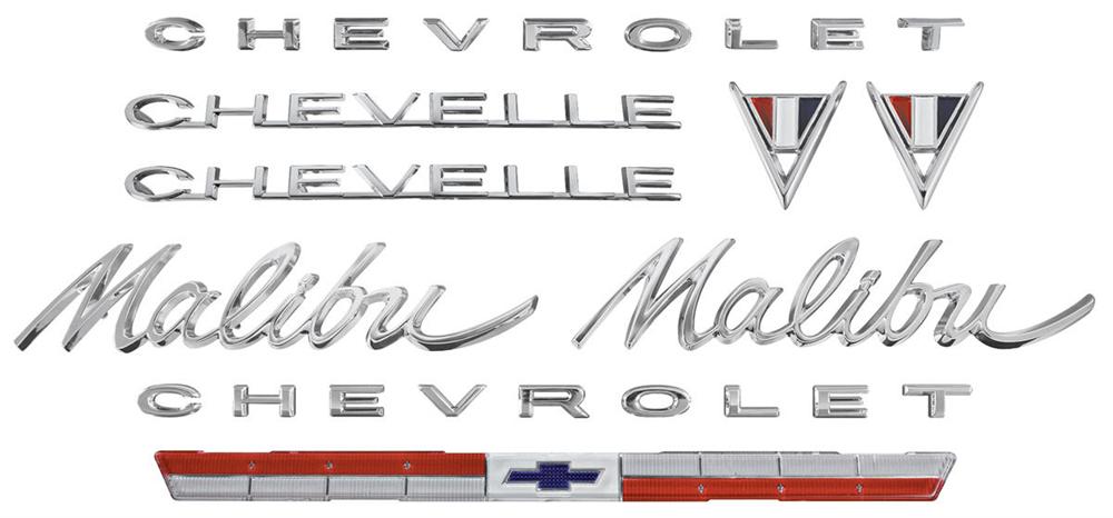 Emblem Kit, 1964 Chevelle Malibu