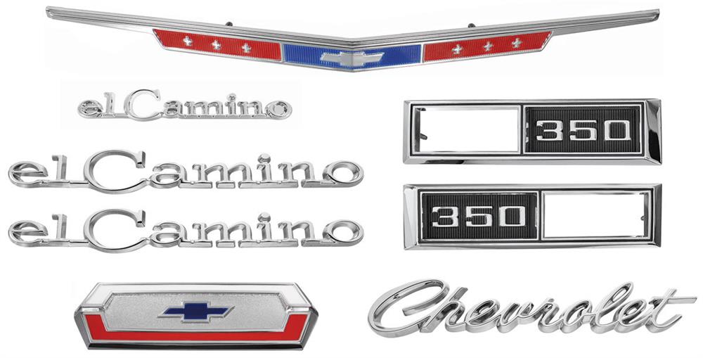 Emblem Kit, 1968 El Camino 350