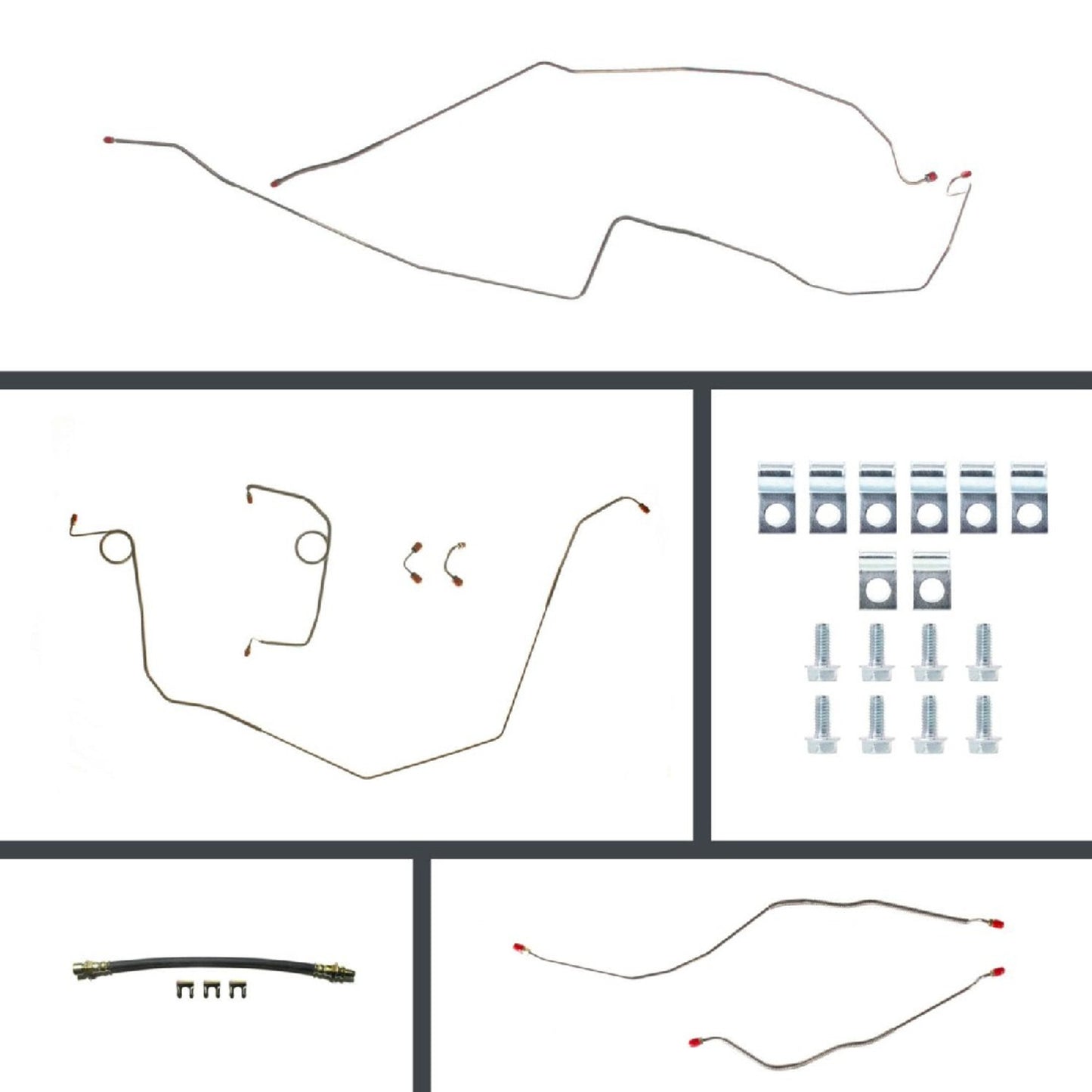 Disc Brake Conversion Line Kit 1967 Camaro - Disc/Disc