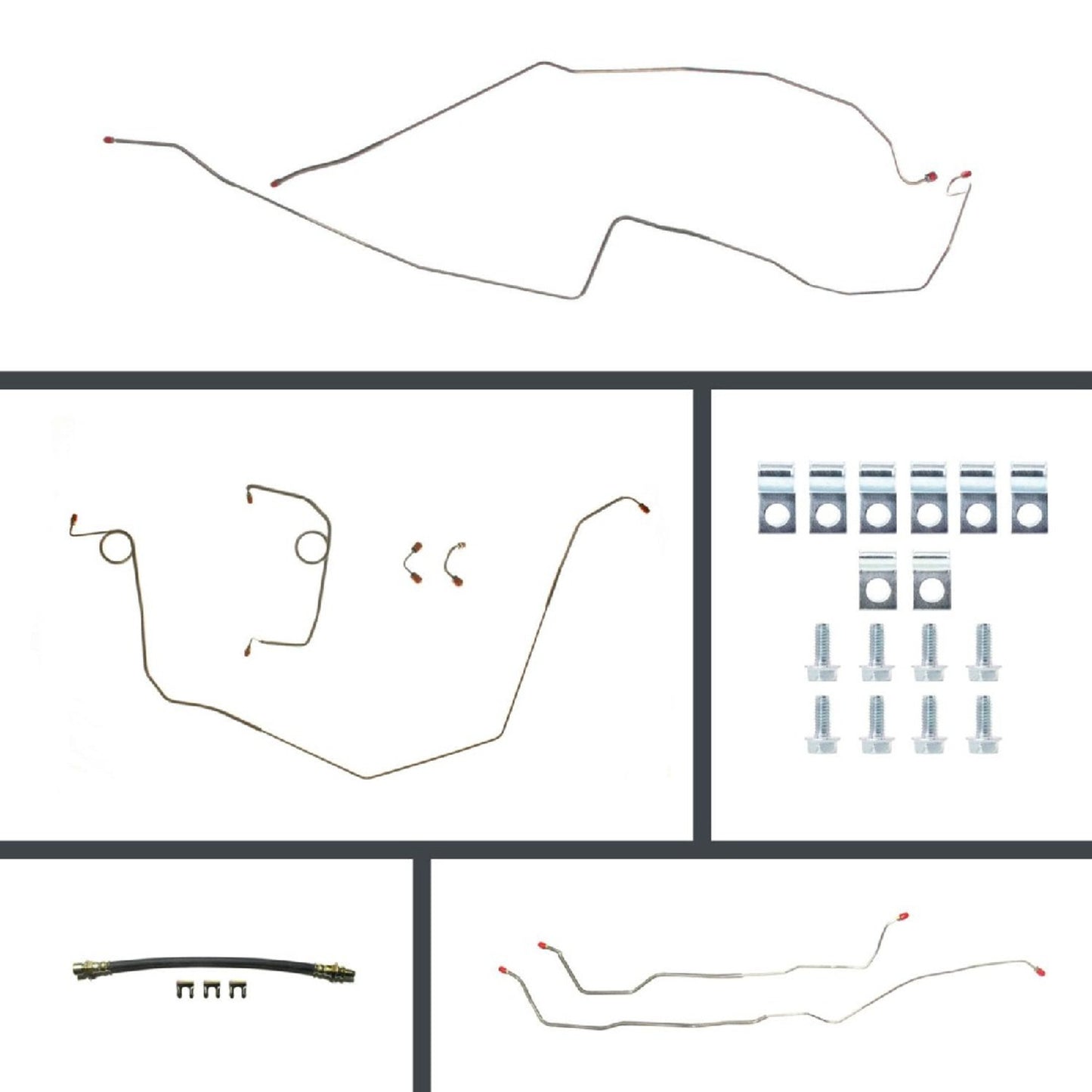 Disc Brake Conversion Line Kit 1968 Camaro - Disc/Disc