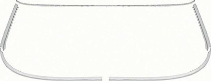 Molding, 1963-1964 Impala Windshield Set 2 Door Hardtop