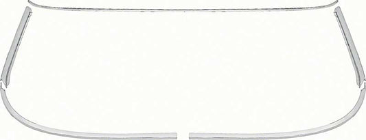 Molding, 1963-1964 Impala Windshield Set 2 Door Hardtop
