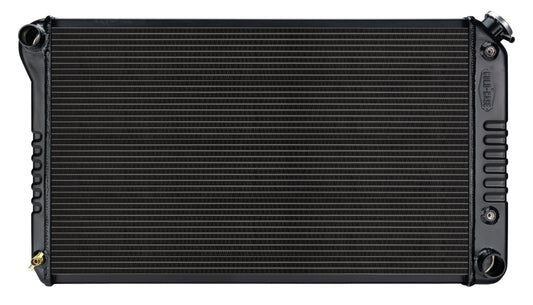 Radiator, 1968-77 Chevelle El Camino Automatic - Aluminum Black Night Rider Series