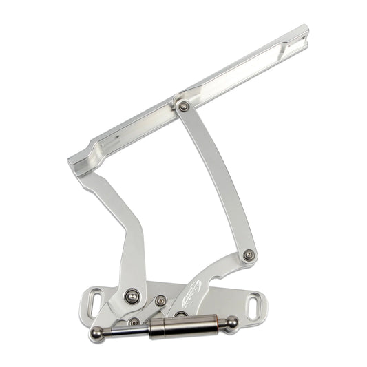 Hood Hinges, 1968 Chevelle El Camino Billet Clear Anodized - PR