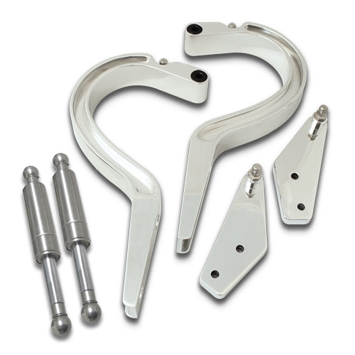 Trunk Hinges, 1966-1967 Nova Billet Machine - PR