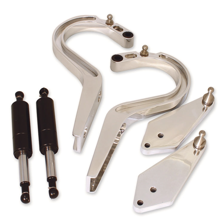Trunk Hinges, 1962-1965 Nova Billet Machine - PR