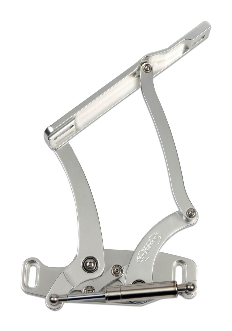 Hood Hinges, 1964 Chevelle El Camino Billet Clear Anodized - PR