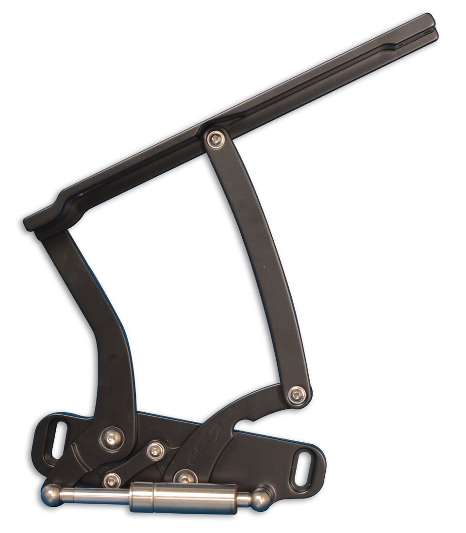 Hood Hinges, 1968 Chevelle El Camino Billet Matte Black - PR