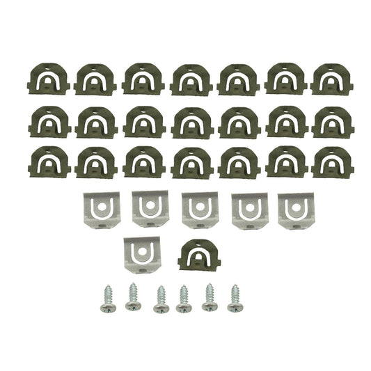 Clips, 1964-1967 Chevelle Front 1964-1965 Chevelle Rear 1964-1967 El Camino Front 1965-1971 Impala Rear Window Molding Set