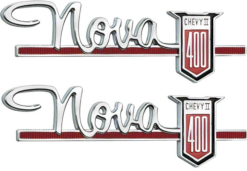 Emblem, 1962 Nova 400 Series Quarter - PR
